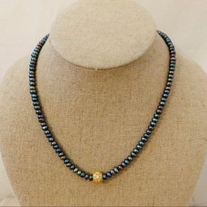 Lord & Taylor | Necklace | Gray Freshwater Pearl